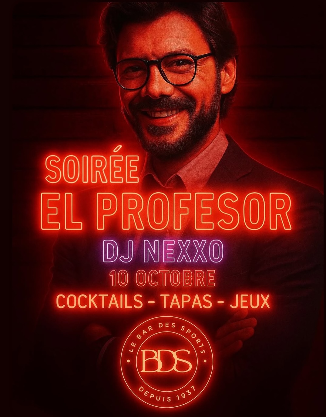 Affiche DJ Le Professor
